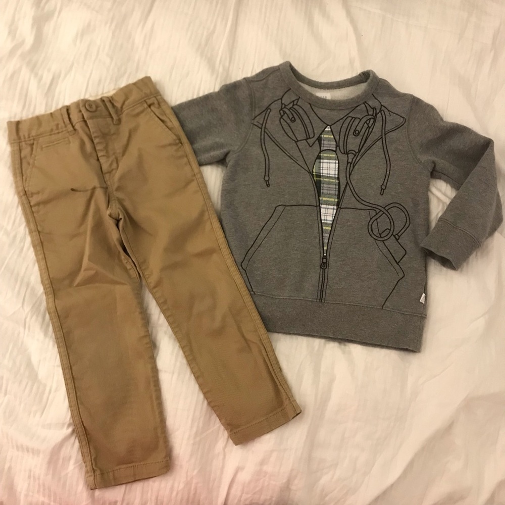 GAP x SJP rabbit rabbit set boys 4/5